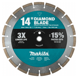 14" Segmented General Purpose Diamond Blade, Contractor (3/Pack) Alt 1 - Image