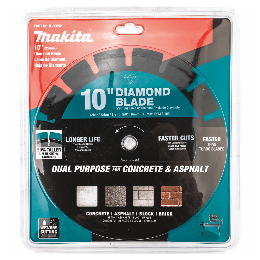 10" Segmented Dual Purpose Diamond Blade Alt 1 - Image