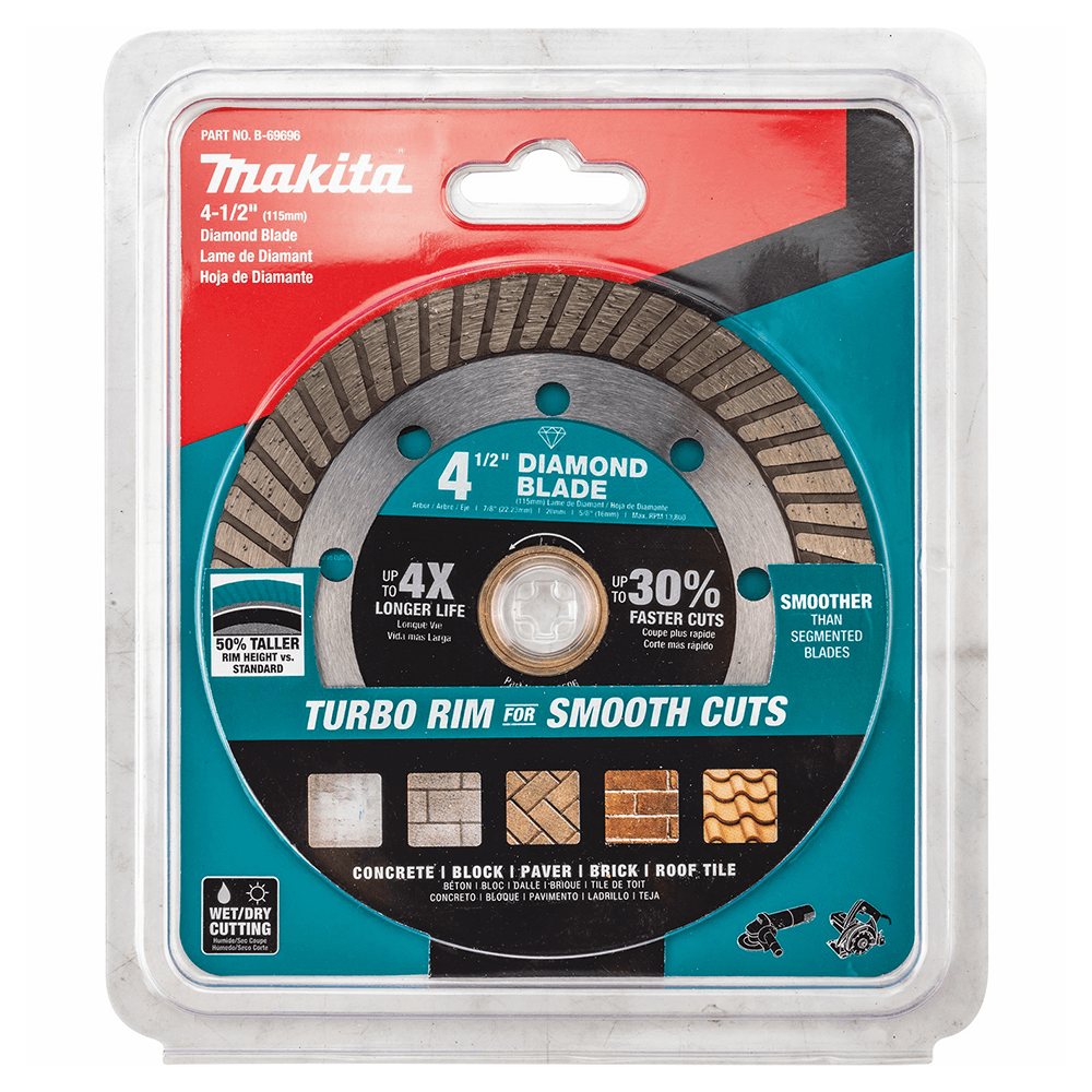 4‑1/2" Turbo General Purpose Diamond Blade Alt 1 - Image