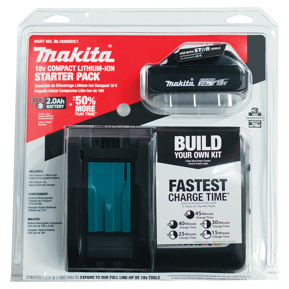 18V LXT Lithium-Ion Compact Battery/Rapid Charger Starter Pack (2.0Ah) Alt 4 - Image