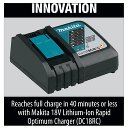 Makita Impact-Resistant Battery- designed to protect against shock and vibration