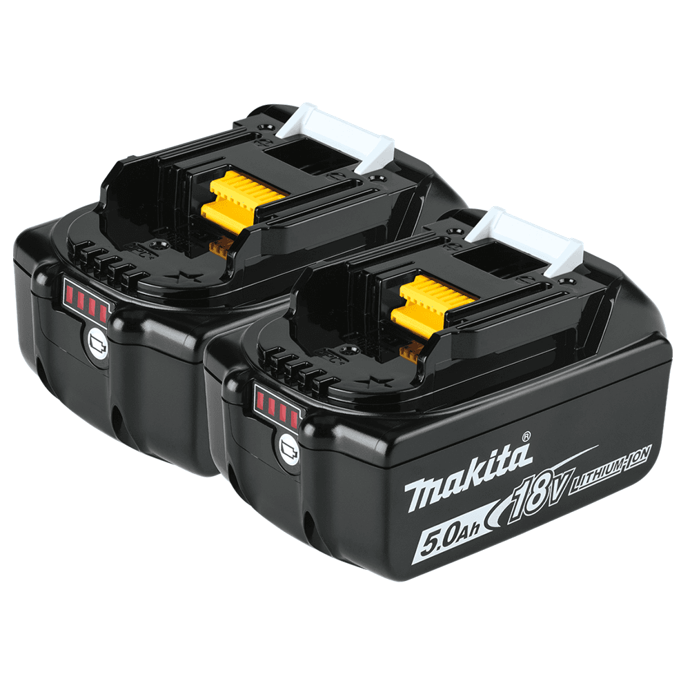 Makita 18V LXT 5.0Ah Lithium-Ion Battery Charging Quickly and Efficiently