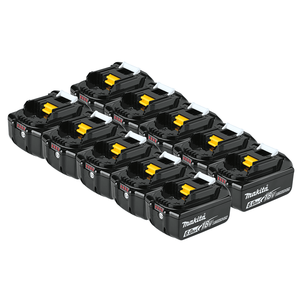 18V LXT Lithium-Ion 6.0 Ah Battery (10/Pack) Main - Image