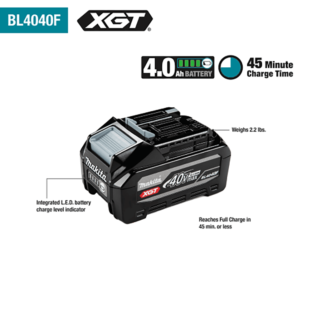 40V Max XGT 4.0Ah High Power Battery Alt 1 - Image