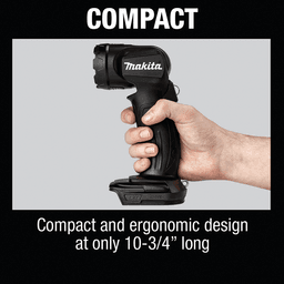 Makita 18V LXT Lithium-Ion Cordless LED Flashlight - Compact and ergonomic design with rubberized soft grip