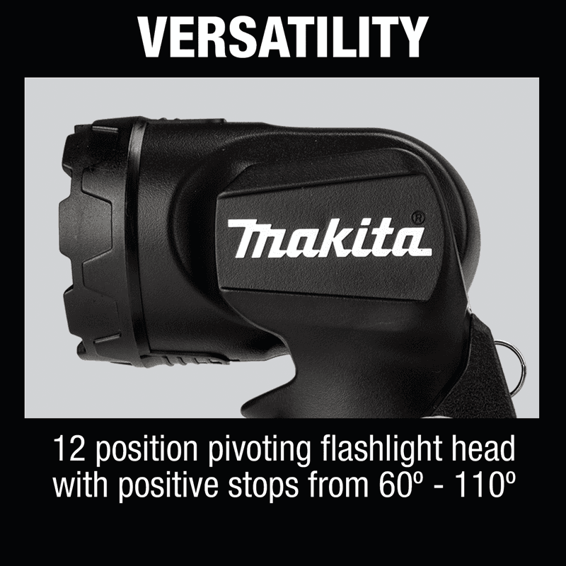 Makita 18V LXT Lithium-Ion Cordless LED Flashlight - High-luminance 4 LED flashlight with 160 lumens