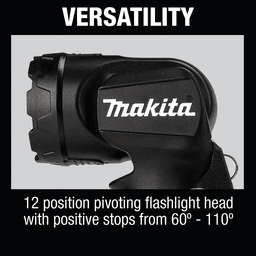 Makita 18V LXT Lithium-Ion Cordless LED Flashlight - High-luminance 4 LED flashlight with 160 lumens