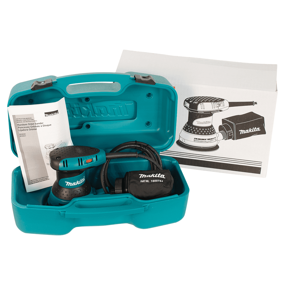 4-13/16" Variable Speed Random Orbit Sander with Tool Case Alt 2 - Image