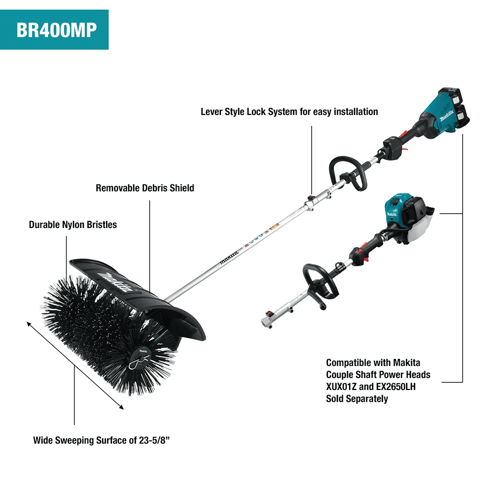 Bristle Brush Couple Shaft Attachment for XUX01Z/EX2650LH Alt 1 - Image