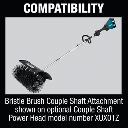 Bristle Brush Couple Shaft Attachment for XUX01Z/EX2650LH Alt 8 - Image