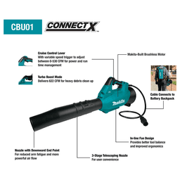 40V Max ConnectX Brushless Blower Tool Only Alt 1 - Image