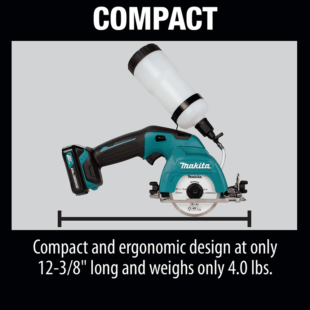 12V max CXT Lithium-Ion Cordless 3-3/8" Tile/Glass Saw Kit (2.0Ah) Alt 3 - Image