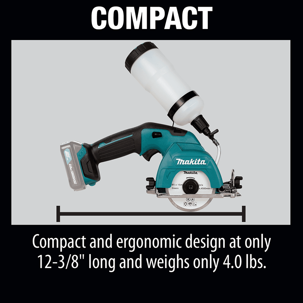 12V max CXT Lithium-Ion Cordless 3-3/8" Tile/Glass Saw Tool Only Alt 4 - Image