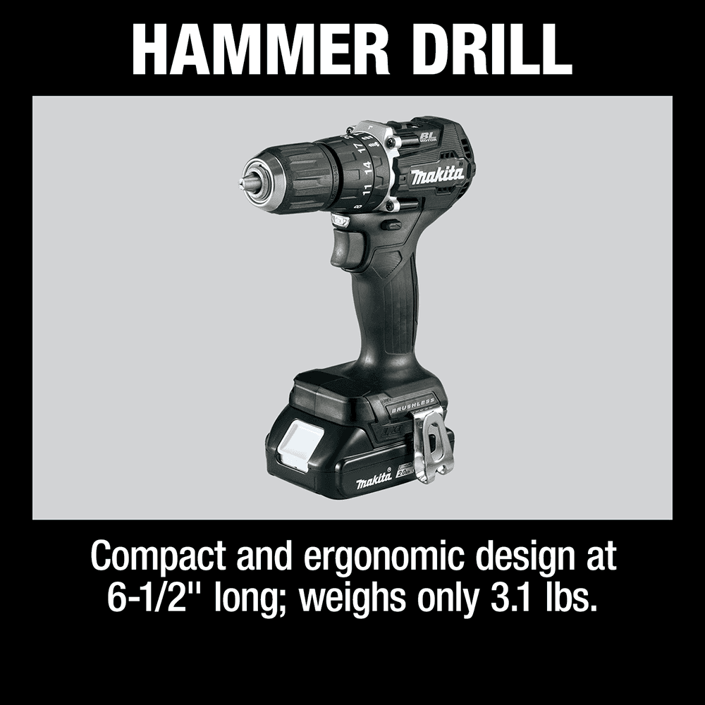 CX205RB 18V LXT Lithium-Ion 2-Piece Sub-Compact Brushless Cordless Combo Kit (2.0Ah) Alt 12 - Image