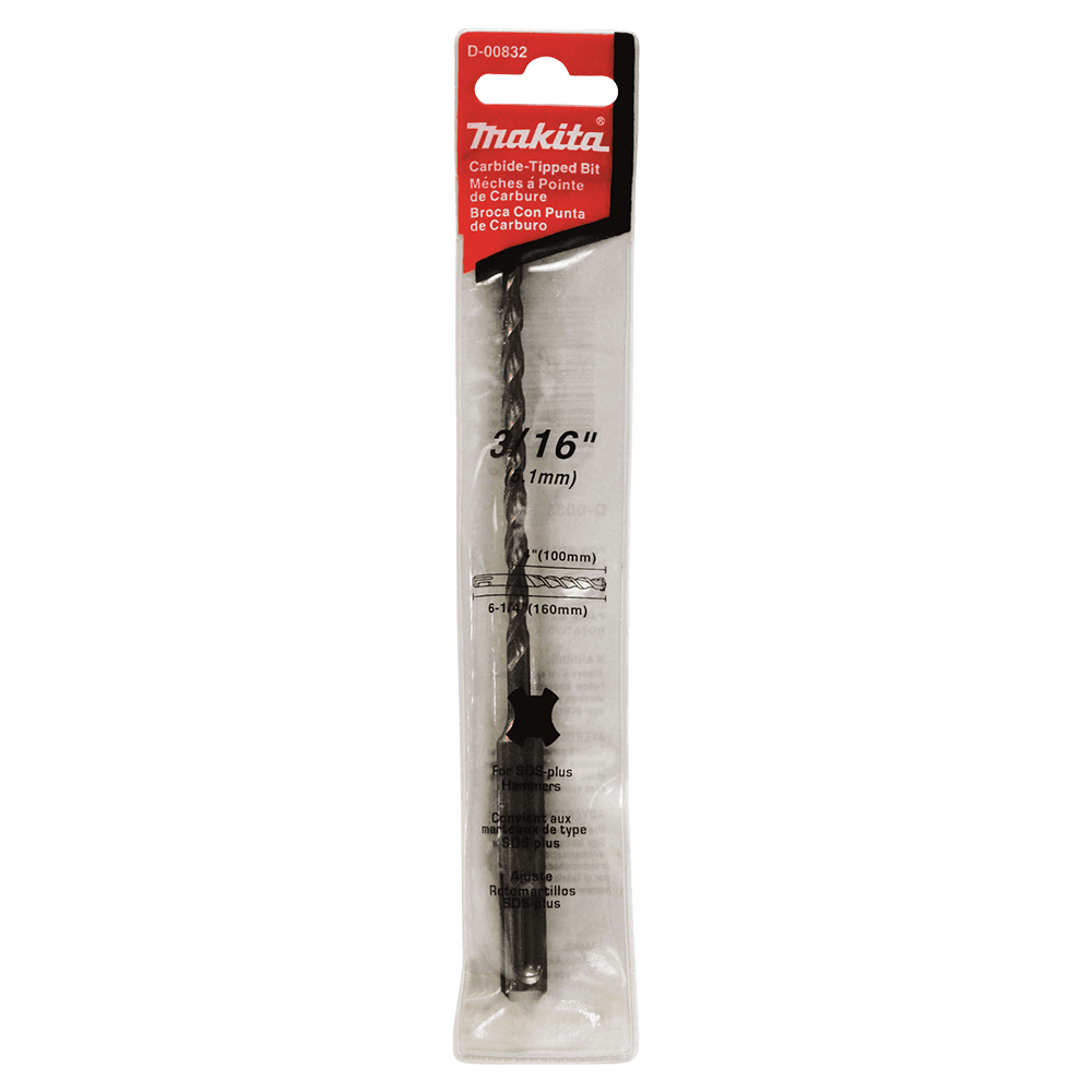 3/16" x 6-1/4" SDS-PLUS Drill Bit (25/Pack) Alt 1 - Image