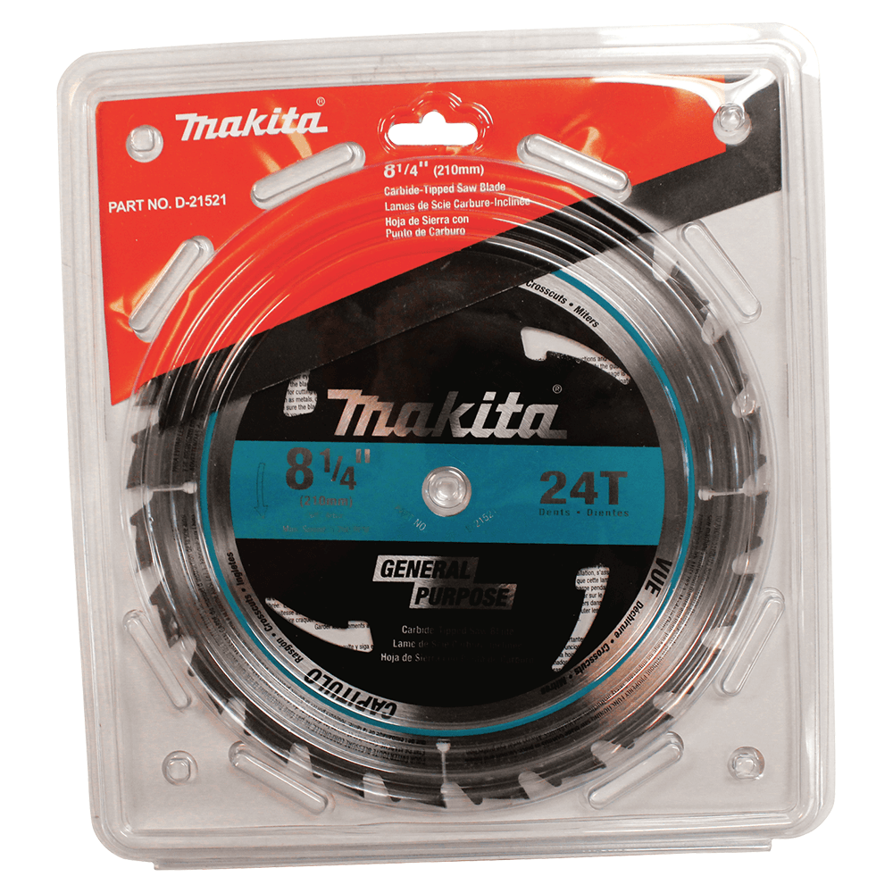8-1/4" x 24 Teeth Cross-Cut/Rip/Plunge Circular Saw Blade Alt 1 - Image