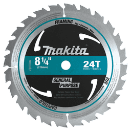 8-1/4" x 24 Teeth Cross-Cut/Rip/Plunge Circular Saw Blade Main - Image