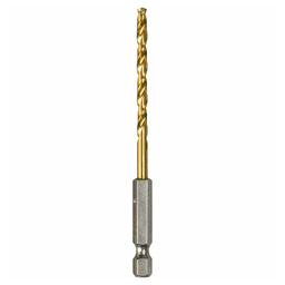 5/32" x 3-13/16" Titanium Coated Drill Bit, 1/4" Shank Main - Image