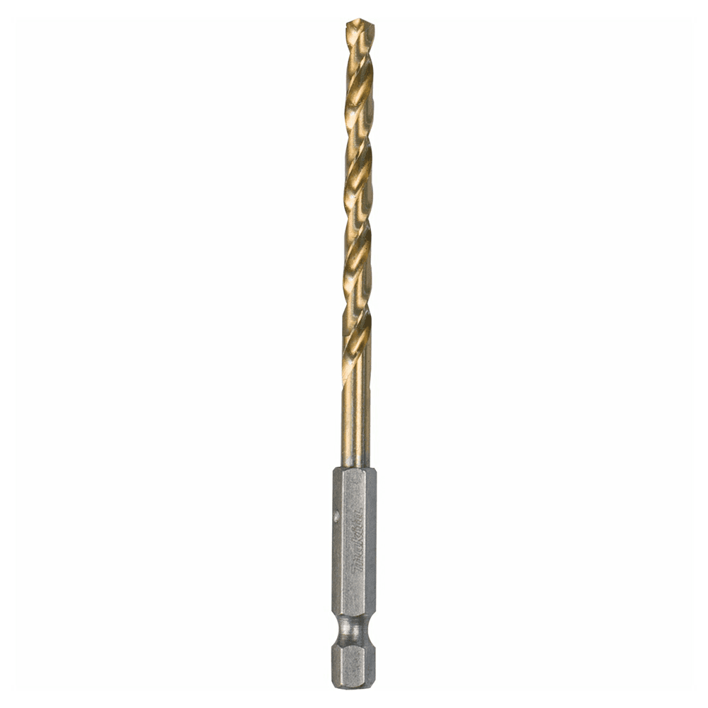 3/16" x 4-7/32" Titanium Coated Drill Bit, 1/4" Shank Main - Image