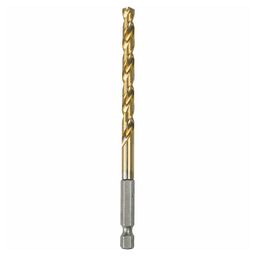 1/4" x 4-3/4" Titanium Coated Drill Bit, 1/4" Shank Main - Image