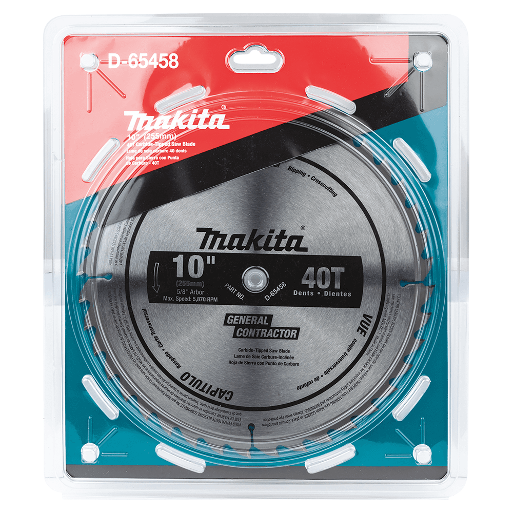 10" x 40 Teeth Polished Miter Saw Blade for General Purpose Alt 1 - Image