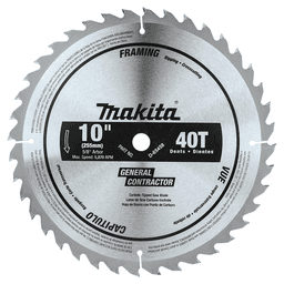10" x 40 Teeth Polished Miter Saw Blade for General Purpose Main - Image