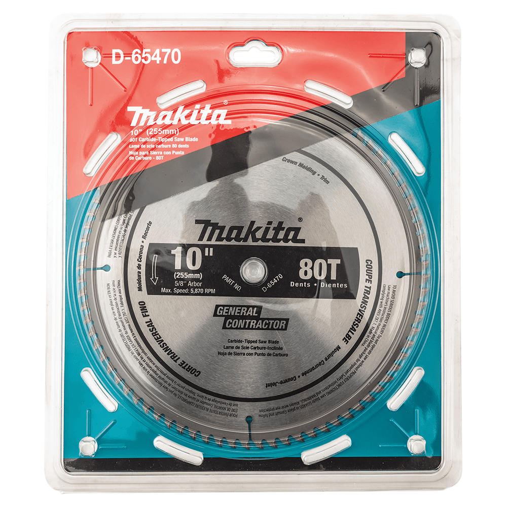 10" x 80 Teeth Micro-Polished Miter Saw Blade for Fine Crosscutting Alt 1 - Image