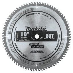 10" x 80 Teeth Micro-Polished Miter Saw Blade for Fine Crosscutting Main - Image