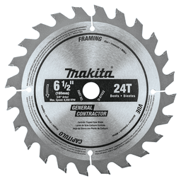 6-1/2" x  24 Teeth Cross-Cut/Rip/Miter General Purpose Circular Saw Blade Main - Image
