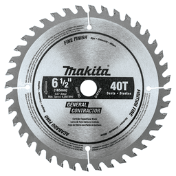 6-1/2" x 40 Teeth Cross-Cut/Rip/Miter Circular Saw Blade Main - Image