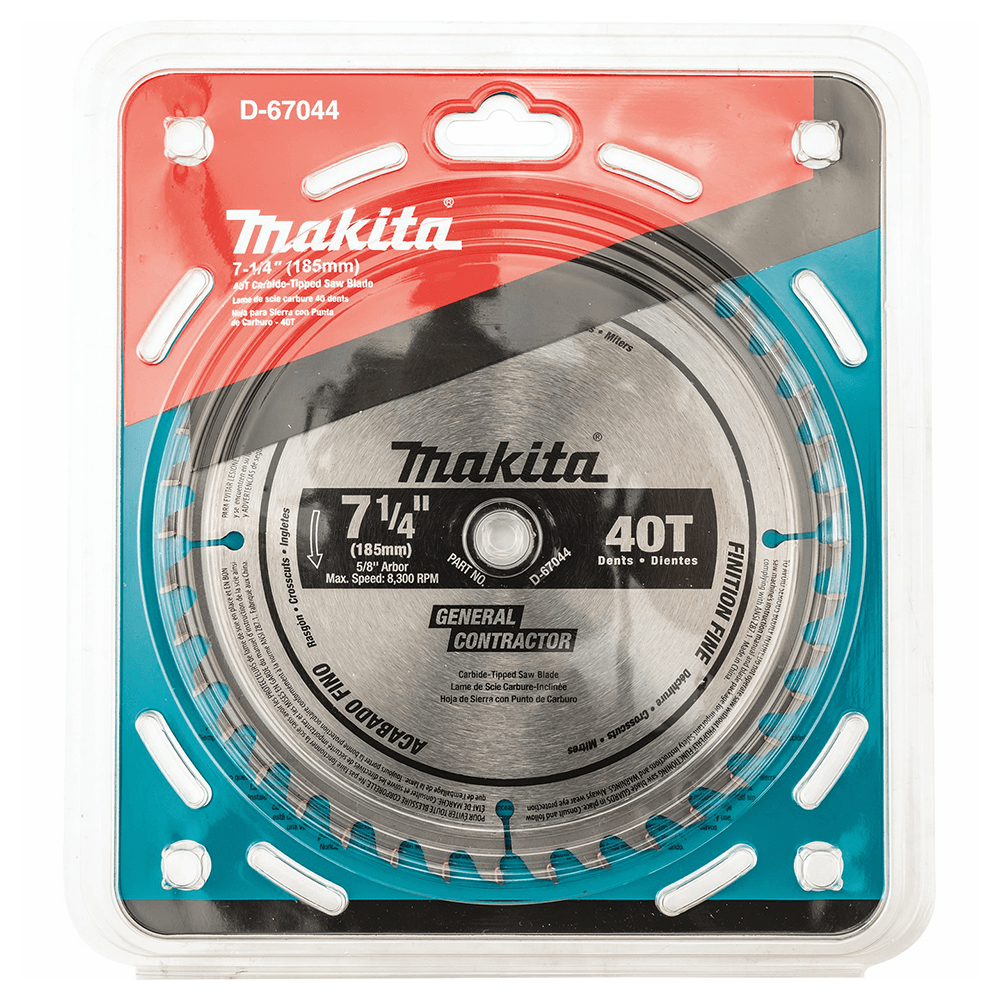 7-1/4" x 40 Teeth Cross-Cut Circular Saw Blade Alt 1 - Image