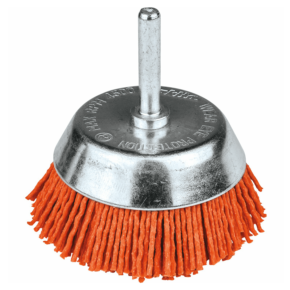 2-1/2" 80 Grit Nylon Cup Brush Main - Image