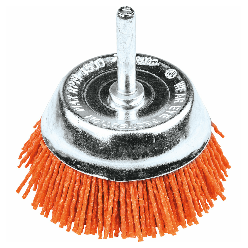 3" 80 Grit Nylon Cup Brush Main - Image