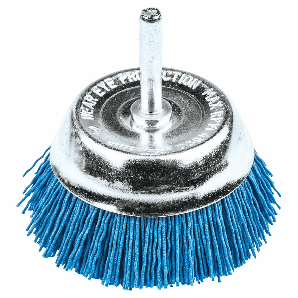 3" 240 Grit Nylon Cup Brush Main - Image