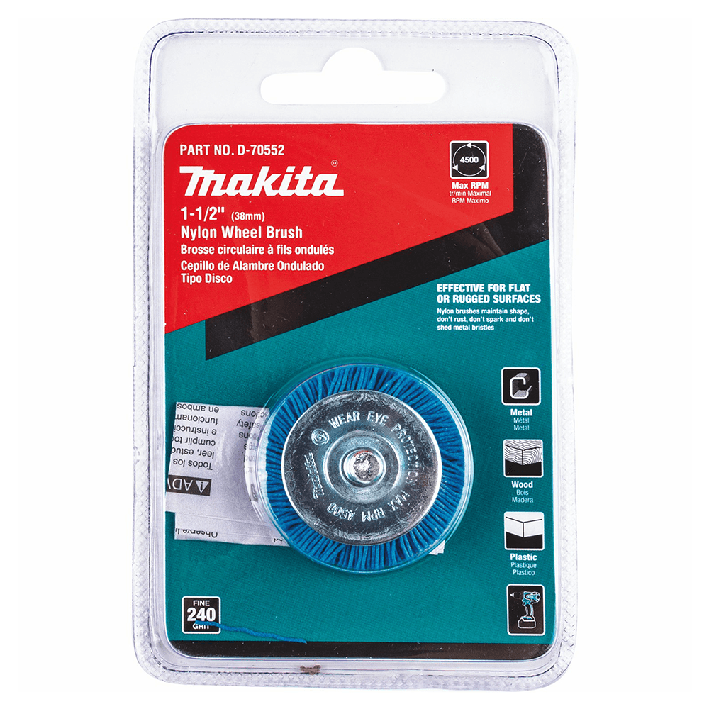 1-1/2" 240 Grit Nylon Wheel Brush Alt 1 - Image