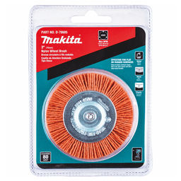 3" 80 Grit Nylon Wheel Brush Alt 1 - Image