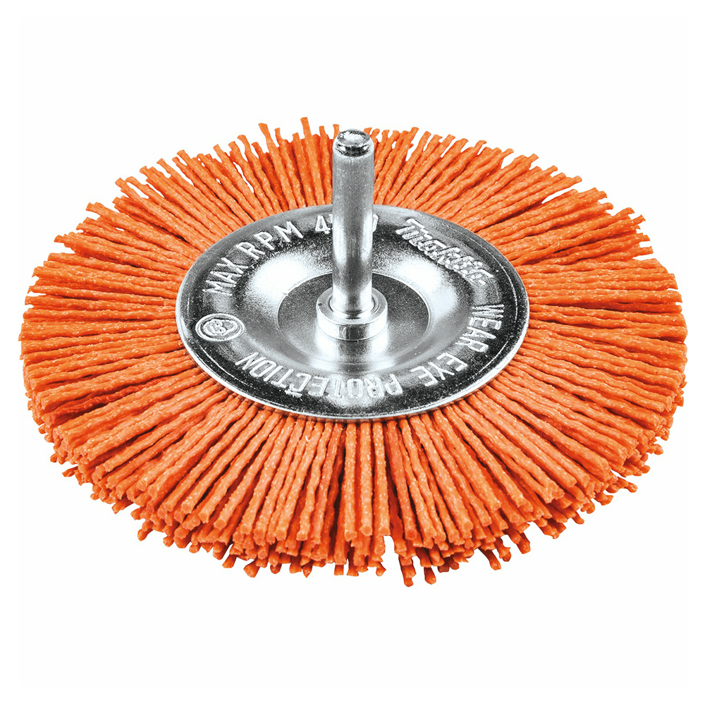 4" 80 Grit Nylon Brush Wheel Main - Image