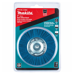 4" 240 Grit Nylon Brush Wheel Alt 1 - Image