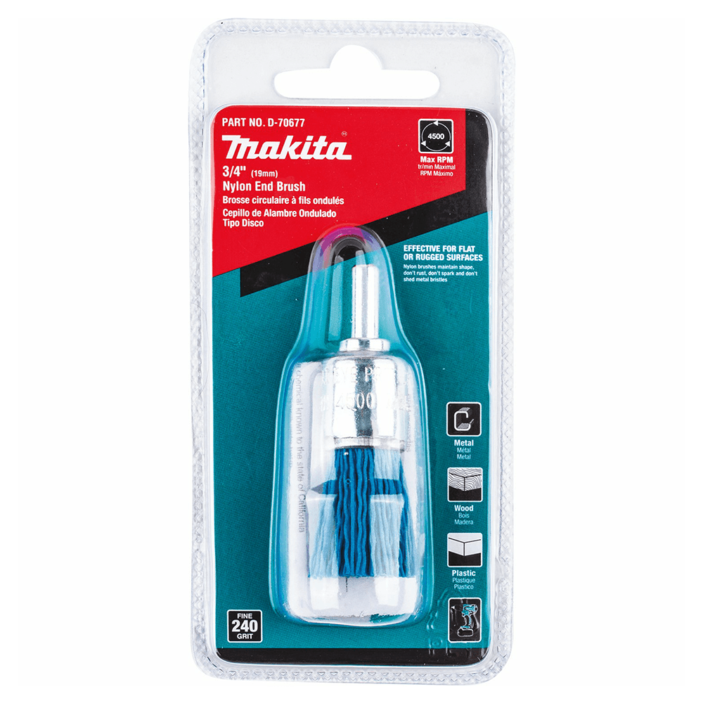 240 Grit Nylon End Brush Alt 1 - Image