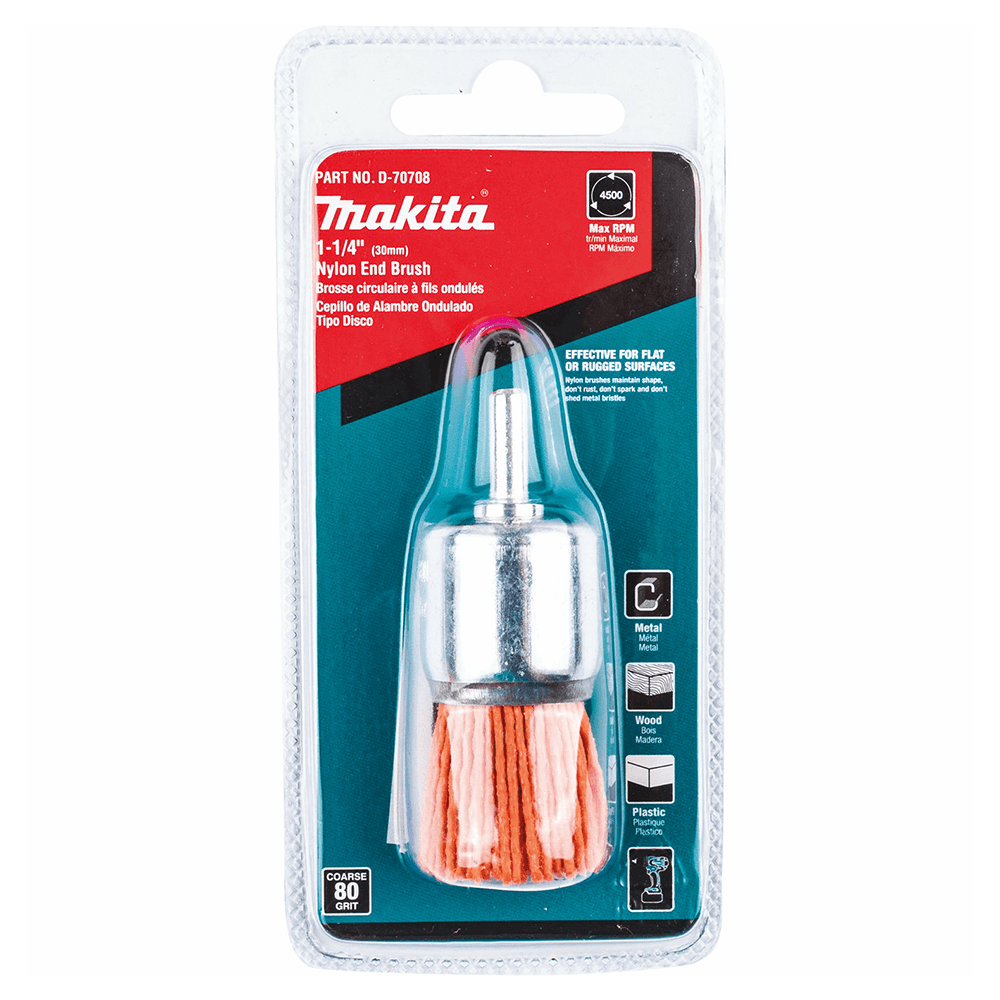 80 Grit Nylon End Brush Alt 1 - Image