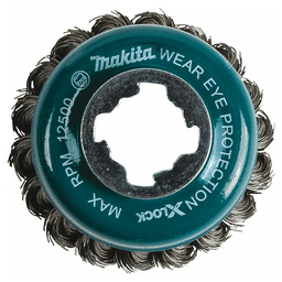 3-1/8" X-Lock Carbon Steel Knot Thin Wire Cup Brush Main - Image
