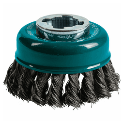 3-1/8" X-Lock Carbon Steel Knot Wire Cup Brush Alt 1 - Image