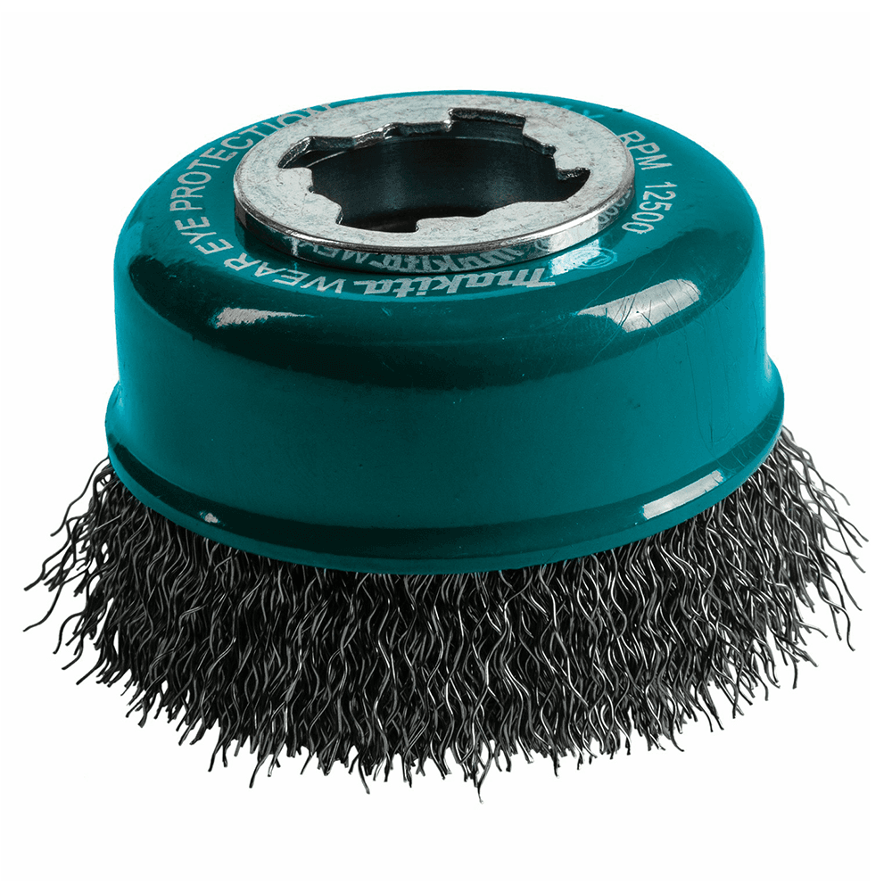 3" X-Lock Carbon Steel Crimped Wire Cup Brush Alt 1 - Image