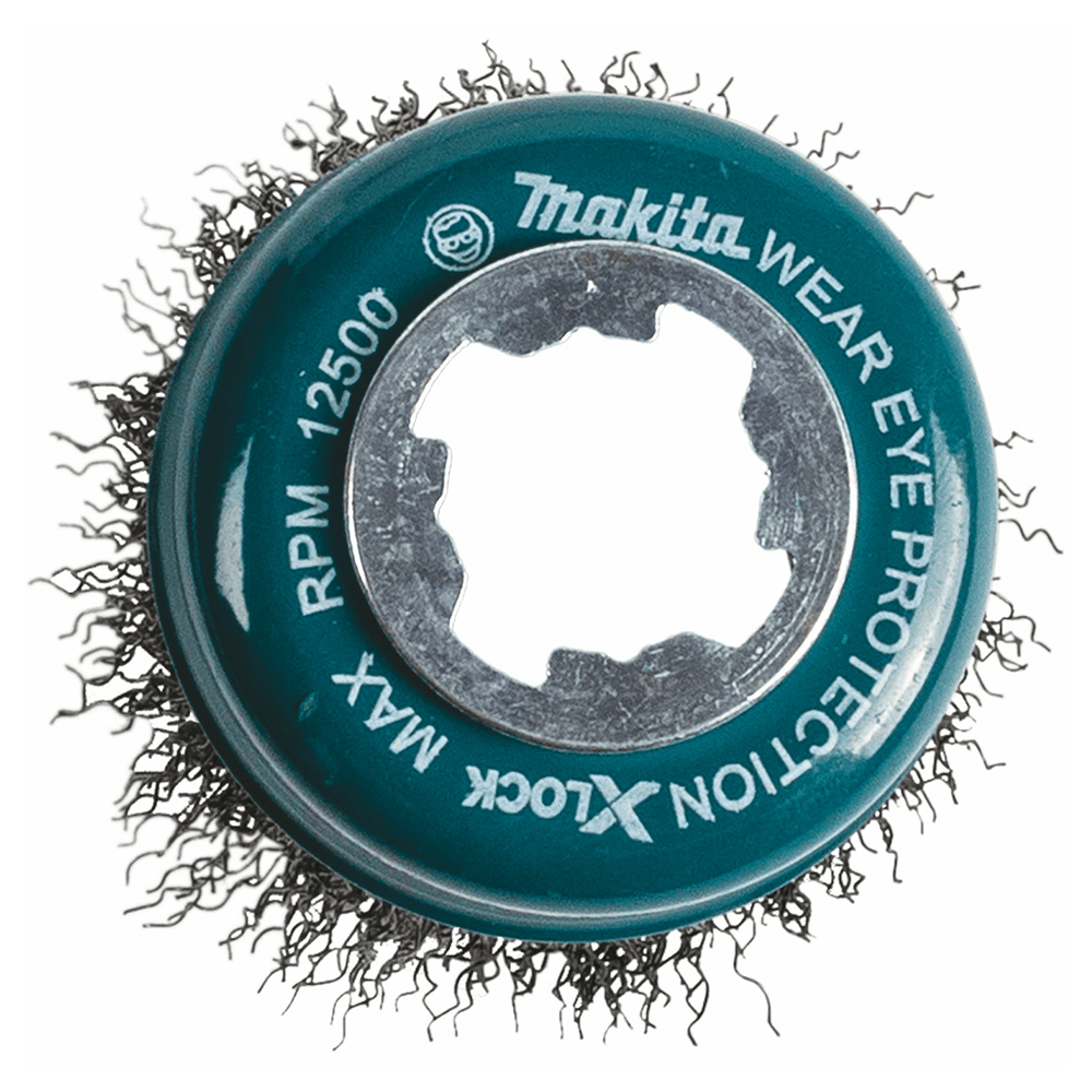 3" X-Lock Carbon Steel Crimped Wire Cup Brush Main - Image