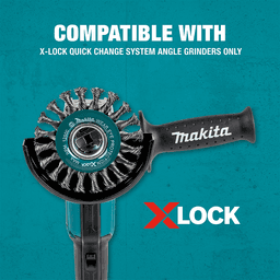 4-1/2" X-Lock Carbon Steel Full Cable Knotted Twist Wire Wheel Alt 3 - Image