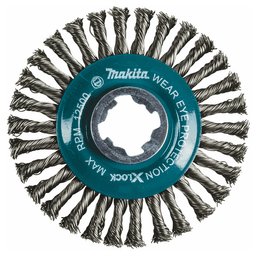 4-1/2" X-Lock Carbon Steel Stringer Bead Twist Wire Wheel Main - Image