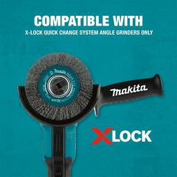 4-1/2" X-Lock Carbon Steel Crimped Wire Wheel Brush Alt 3 - Image