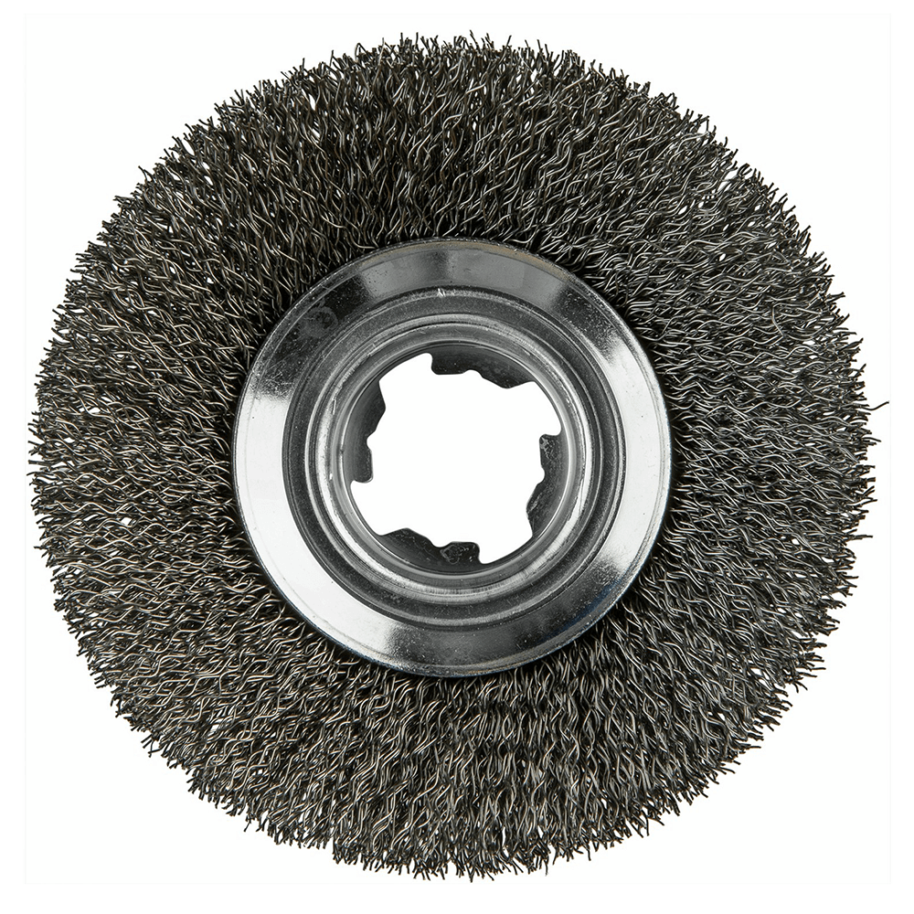 4" X-Lock Carbon Steel Crimped Wire Cup Brush Alt 1 - Image
