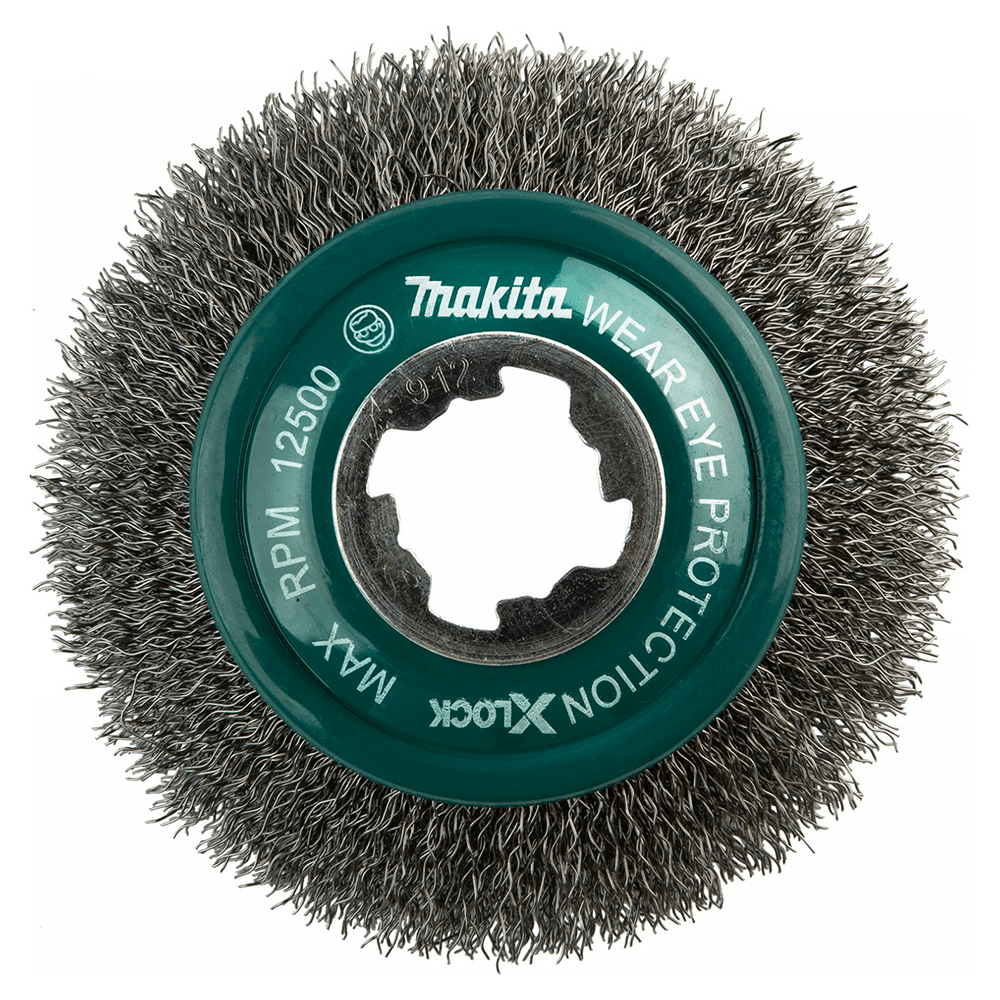 4" X-Lock Carbon Steel Crimped Wire Cup Brush Main - Image