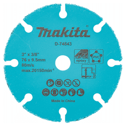 3" Carbide Grit Abrasive Multi-Material Cut-Off Wheel Main - Image